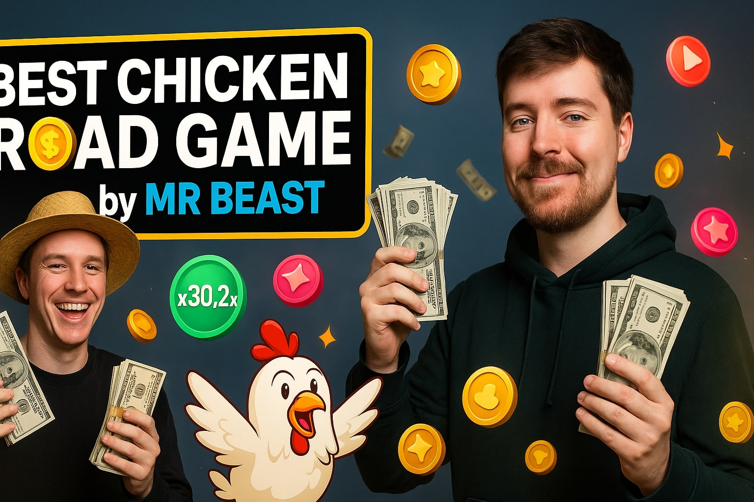 Mr Beast Chicken Road game